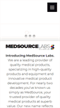 Mobile Screenshot of medsourcelabs.com